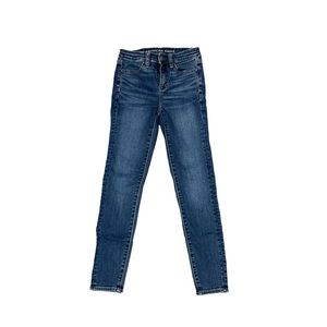 American Eagle skinny jeans high waisted, Next level stretch, Size 00 Short